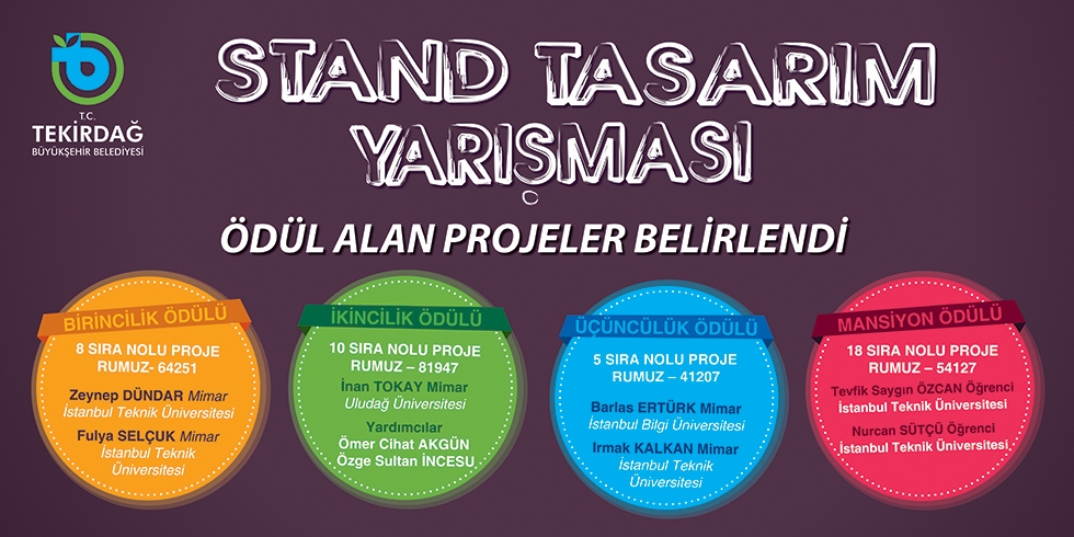 Stand Tasarım Yarışması Sonuç Duyurusu