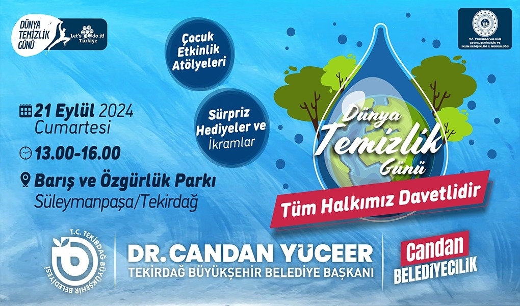 TEKİRDAĞ'DA DÜNYA TEMİZLİK GÜNÜ COŞKUSU