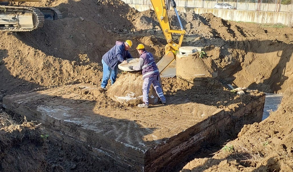 TESKİ'DEN KUMBAĞ ALTYAPI HATTINDA BAKIM VE ONARIM ÇALIŞMASI