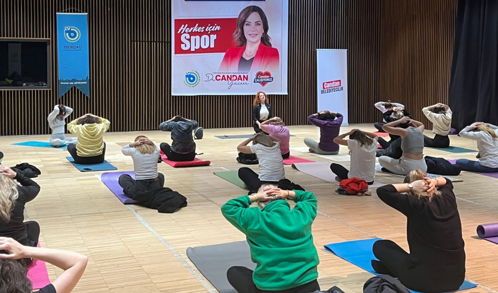 TEKİRDAĞ BÜYÜKŞEHİR BELEDİYESİ'NDE YOGA DERSLERİ BAŞLADI