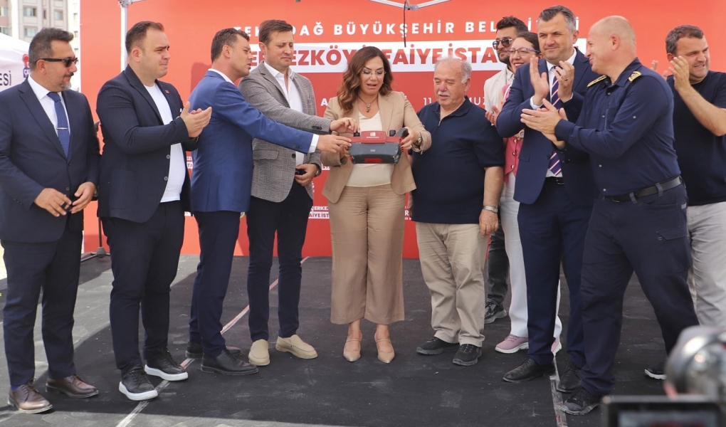 ÇERKEZKÖY İTFAİYE İSTASYONU'NUN TEMELİ ATILDI