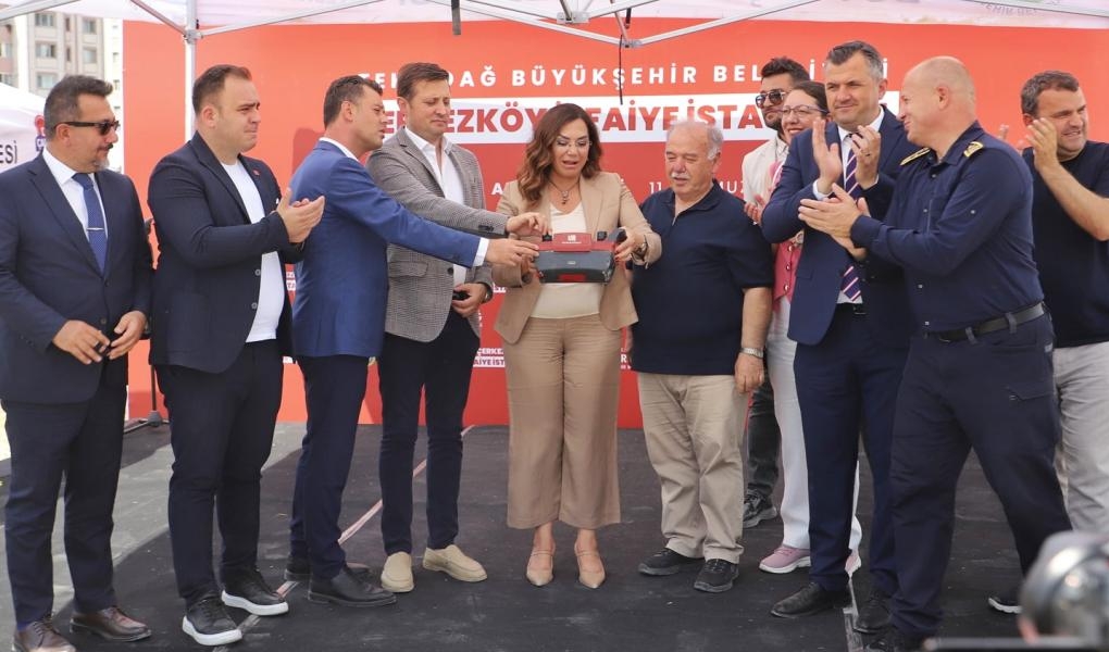 ÇERKEZKÖY İTFAİYE İSTASYONU'NUN TEMELİ ATILDI