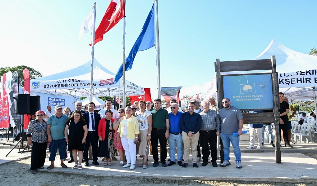 TEKİRDAĞ BÜYÜKŞEHİR BELEDİYESİ MARMARA'NIN MAVİ BAYRAK LİDERİ OLDU