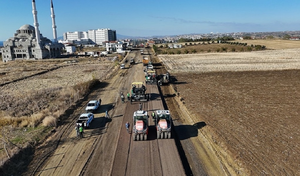 YURT VE HASTANE BÖLGESİNDEKİ YOL ÇALIŞMALARINDA SONA YAKLAŞILDI