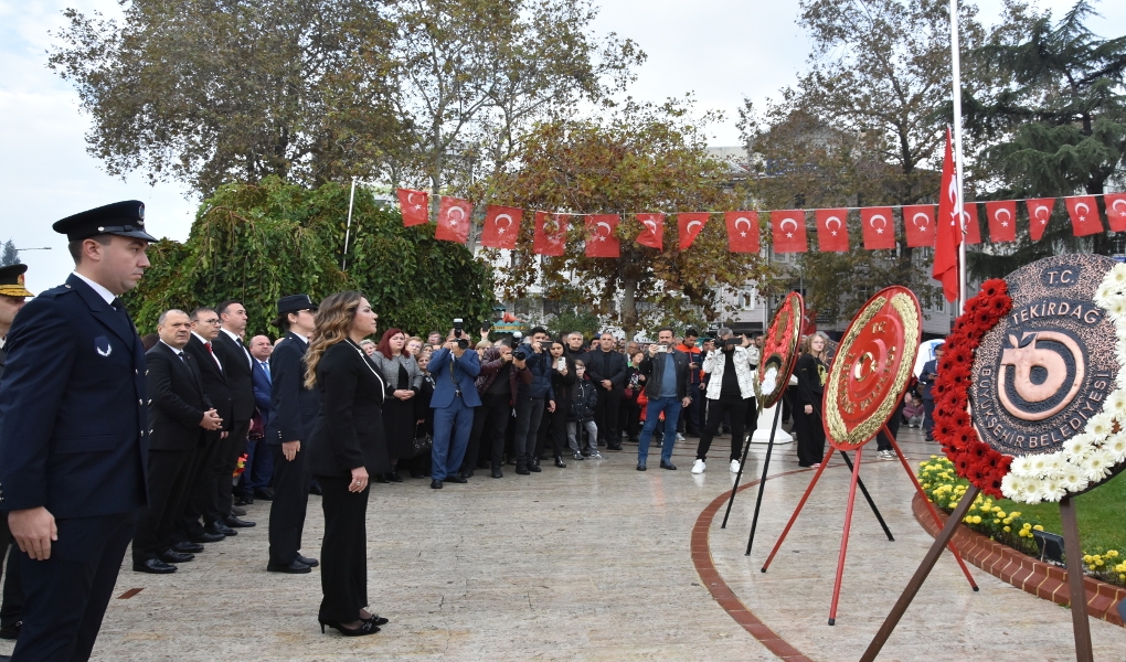 ULU ÖNDER ATATÜRK TEKİRDAĞ'DA MİNNETLE ANILDI