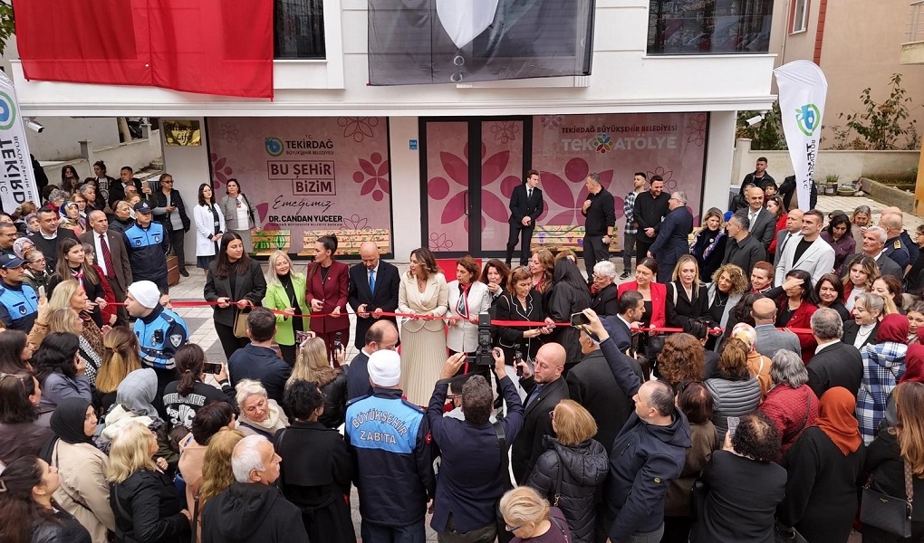 KADINLARIN VE ÇOCUKLARIN YAŞAM MERKEZİ: TEK ATÖLYE AÇILDI