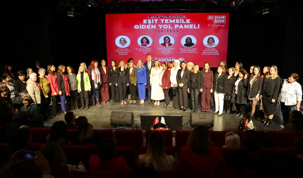 KADINLARIN EŞİT TEMSİL ÇAĞRISI TEKİRDAĞ'DAN YÜKSELDİ