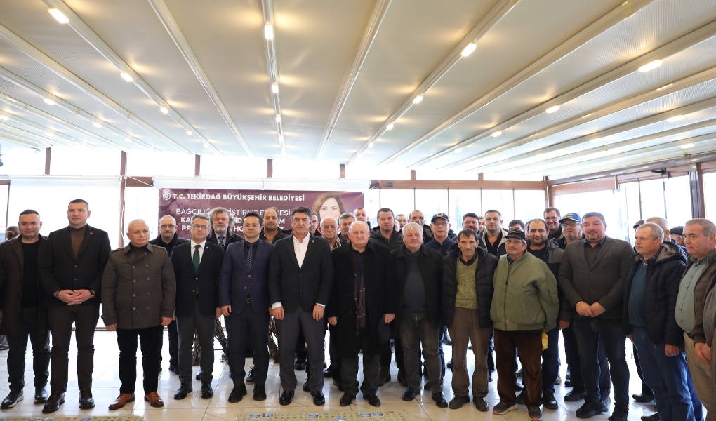 TEKİRDAĞ BÜYÜKŞEHİR ÜRETİCİYE NEFES OLUYOR