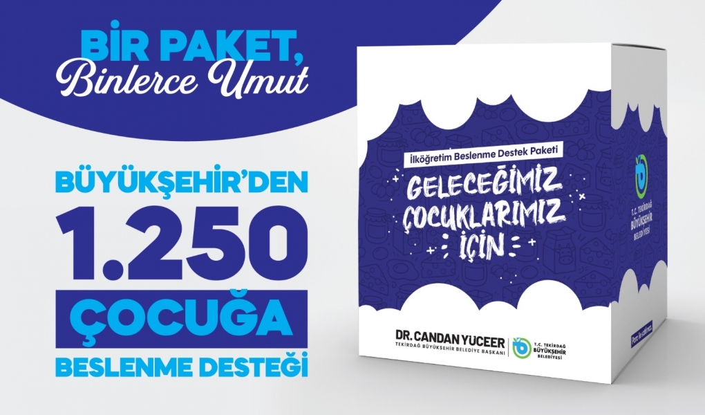 BİR PAKET, BİNLERCE UMUT: BÜYÜKŞEHİR'DEN BİN 250 ÇOCUĞA BESLENME DESTEĞİ