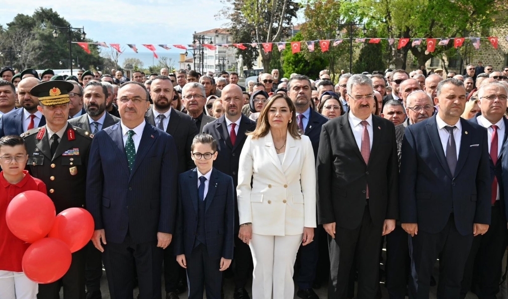 TEKİRDAĞ'DA 23 NİSAN TÖREN VE ETKİNLİKLERLE KUTLANDI