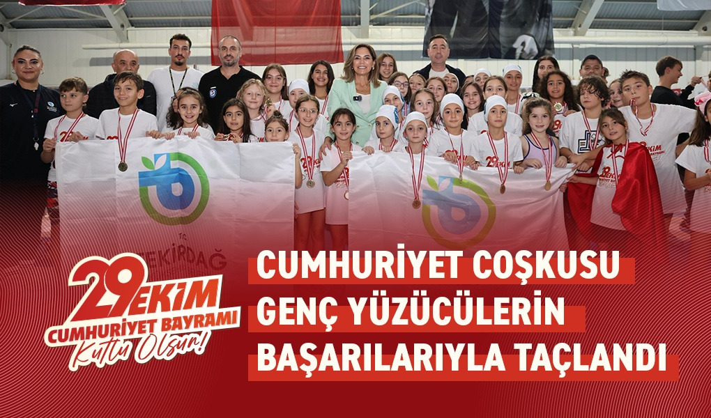 CUMHURİYET COŞKUSU GENÇ YÜZÜCÜLERİN BAŞARILARIYLA TAÇLANDI